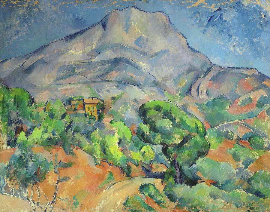 Mount Sainte-Victoire,1898 Painting by Paul Cezanne - Fine Art America