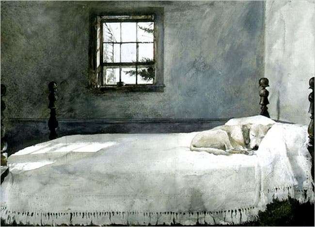 Andrew Wyeth Paintings - Aoide