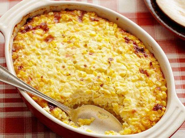 Sweet Corn Pudding Recipe | The Neelys | Food Network