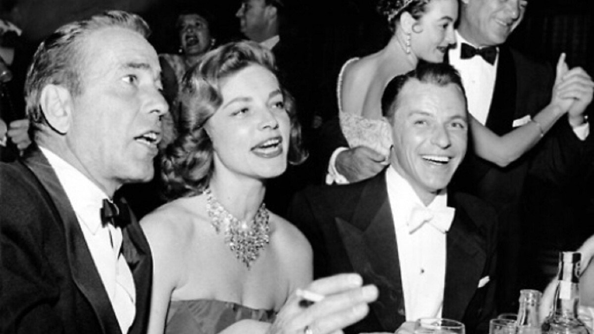 David Allan on X: "Chair Rat: The original Rat Pack, which began as  something of an inside joke, was made up of Lauren Bacall (who actually  coined the name), her husband Humphrey
