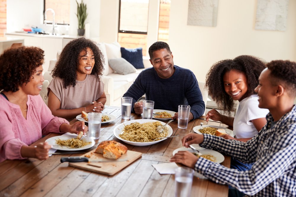 Teens at Family Dinner - The Family Dinner Project - The Family Dinner Project