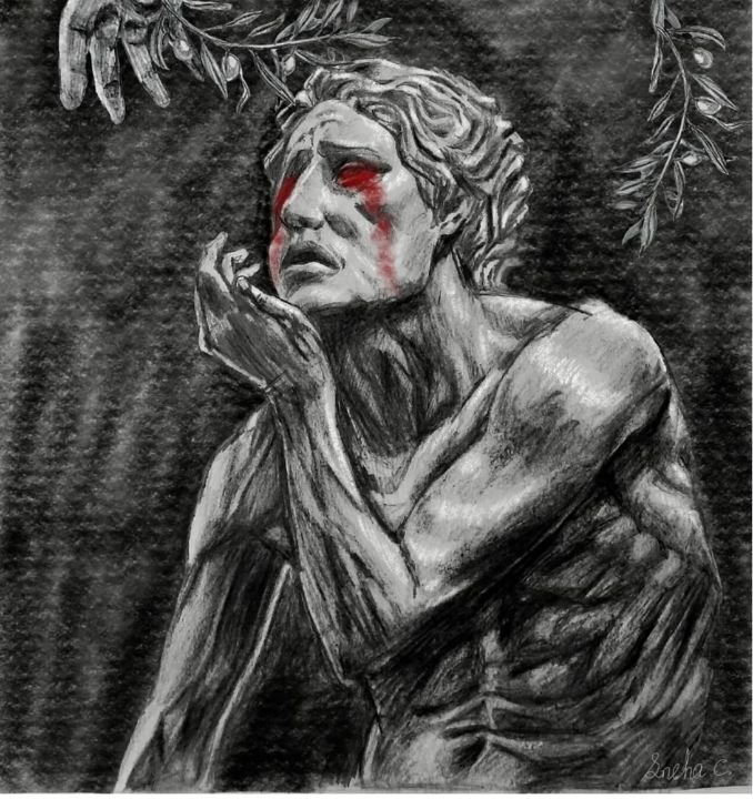 Oedipus Rex - Puja's art basket - Drawings & Illustration, People & Figures, Male Form, Clothed - ArtPal