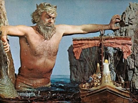 Jason and the Argonauts, (AKA Jason and the Golden Fleece), Triton, 1963'  Photo | Art.com | Jason and the argonauts, Adventure movies, Movie monsters