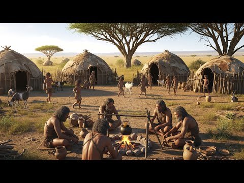 Our First Village Life: How Early Humans Lived 10,000 Years Ago - YouTube